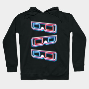 Neon 3D Glasses Hoodie